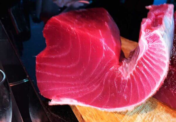 Fatty yellowfin tuna from Brazil